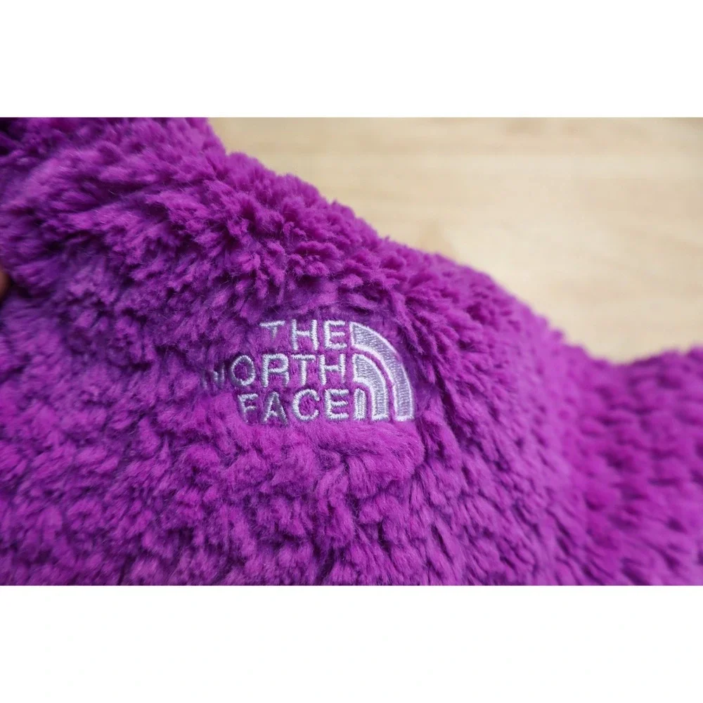 The North Face‎ Hi-Pile Fleece Jacket Purple Size M 10/12 Full Zip Polyester